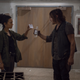 Connie (Lauren Ridloff) and Daryl (Norman Reedus). “Cheers!”